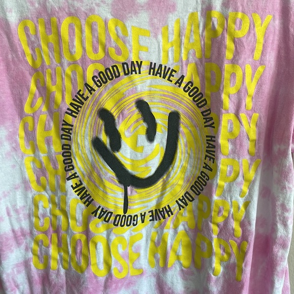 Unisex Pink Tie dye t-shirt. Size XL. - Picture 5 of 5